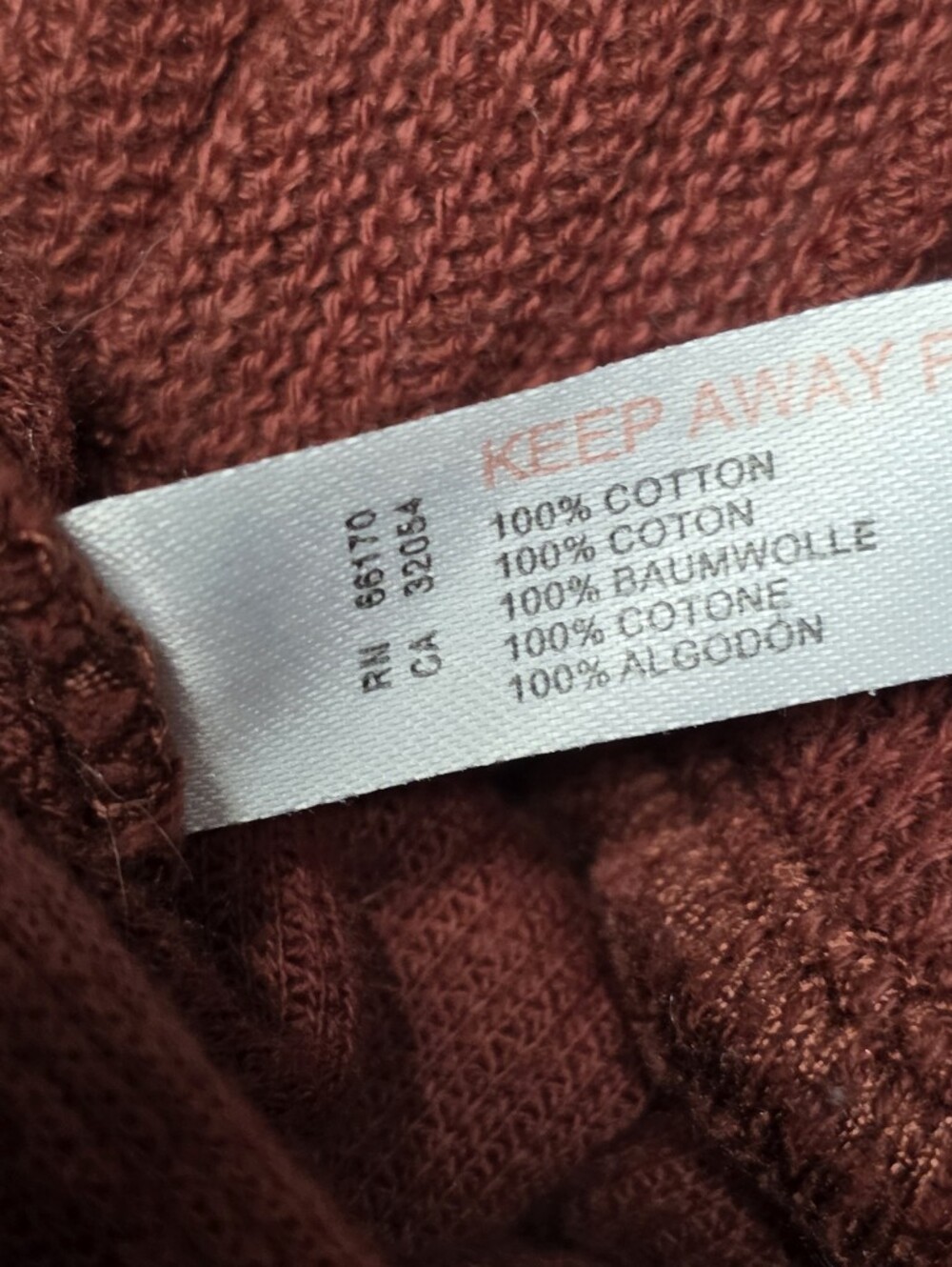 FP Beach Free People Rust Knit Wide Leg Drawstring Pants Size XL - Picture 5 of 6